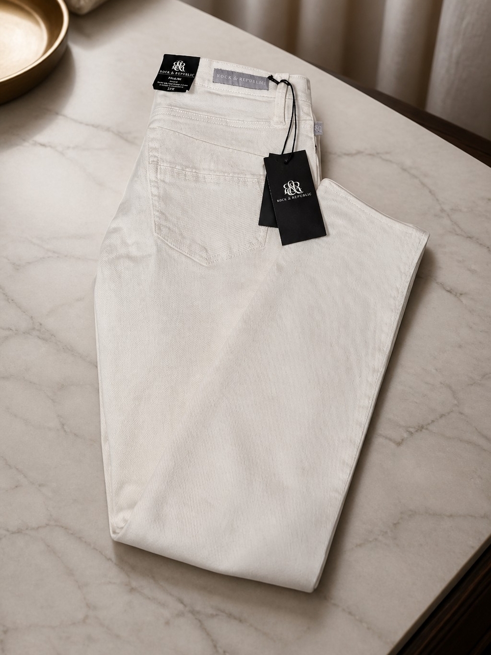 Rock & Republic White Skinny Jeans